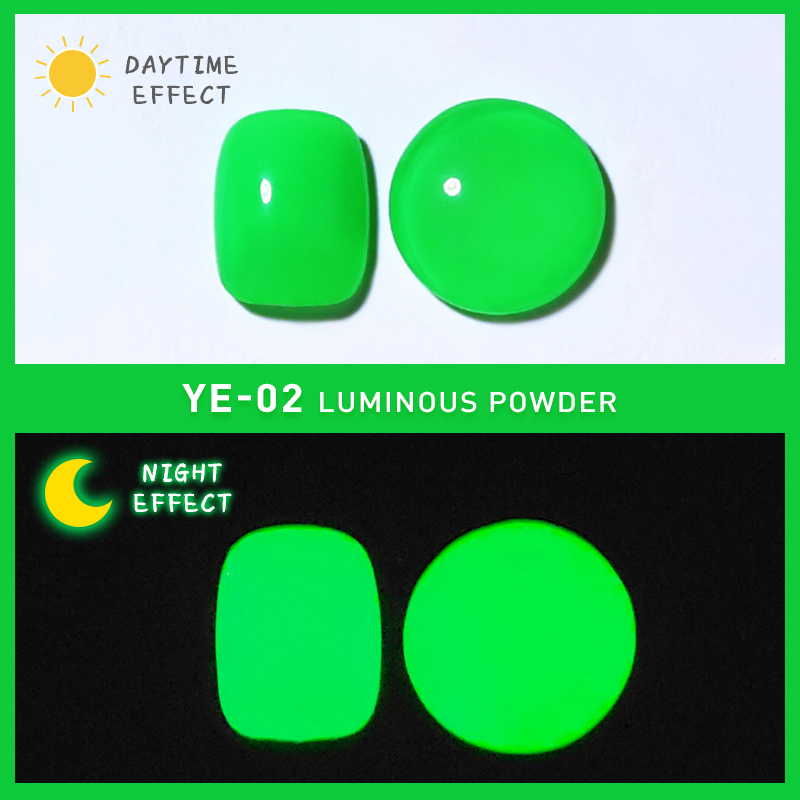 BOJUN YE02 | Glow in the Dark Neon Luminous Pigment Powder